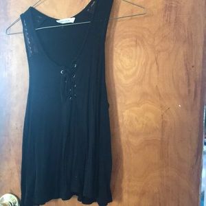 Lace up tank